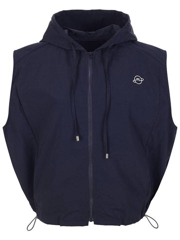 windbreaker hoodie vestnavy windbreaker vest - MILESANDMILESANDMILES - BALAAN 1