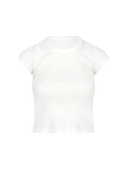 Embroidery Logo Short Sleeve T-Shirt White - ISABEL MARANT - BALAAN 2