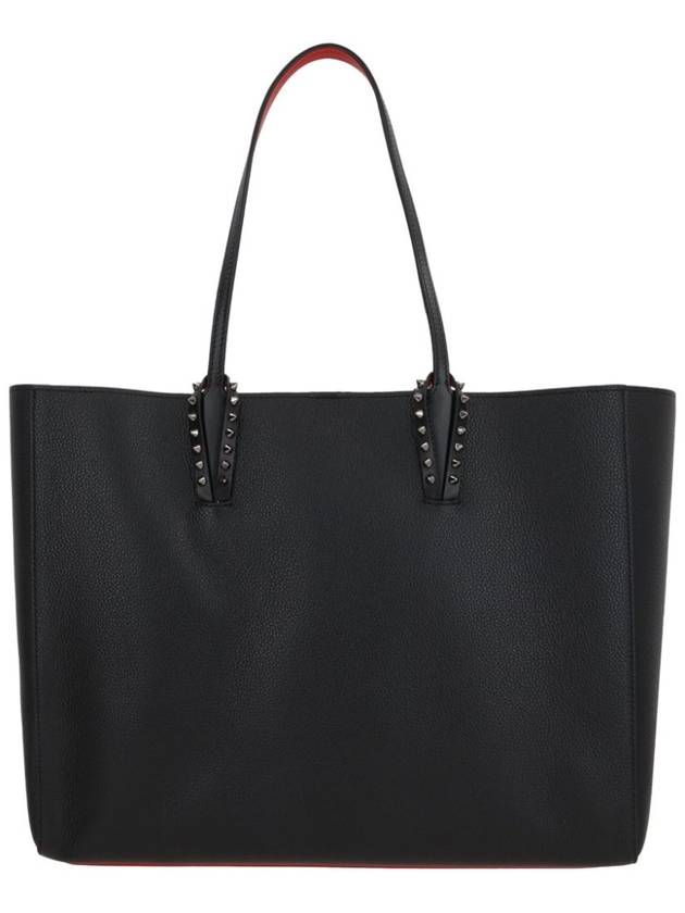 Christian Louboutin Cavata Large Soft Calf Leather Tote Bag Black - CHRISTIAN LOUBOUTIN - BALAAN 2