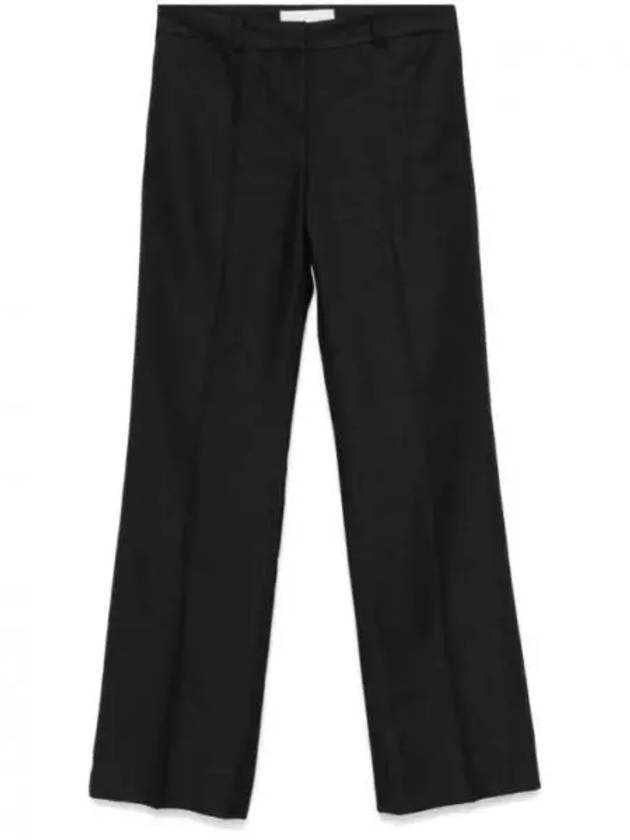 Hip Trouser Draping Canvas Straight Pants Black - OUR LEGACY - BALAAN 2