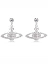 Mini Bas Relief Drop Earrings Silver - VIVIENNE WESTWOOD - BALAAN 2