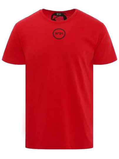 Mini Round Logo Short Sleeve T-Shirt Red - Nº 21 - BALAAN 2