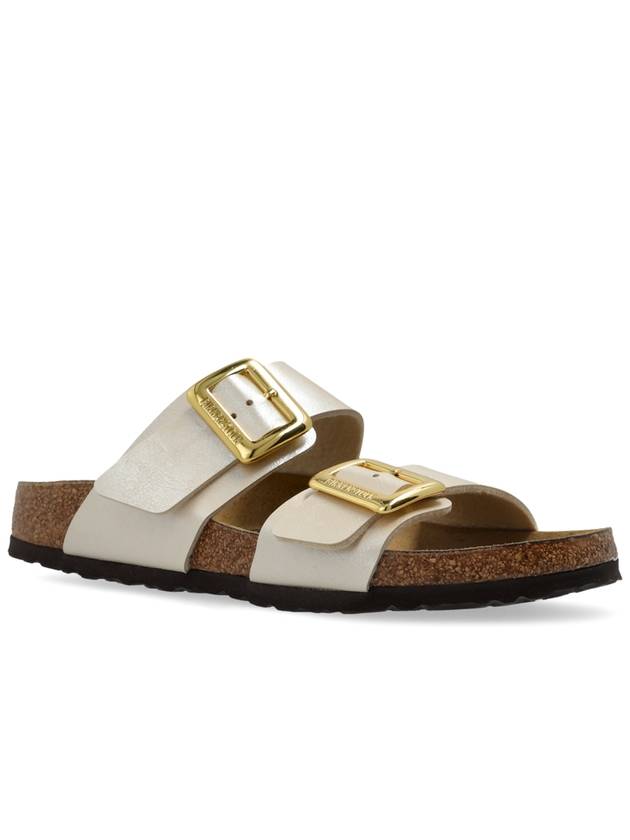 Birkenstock Slippers Sydney Cushion Buckle, Women's, Cream - BIRKENSTOCK - BALAAN 4