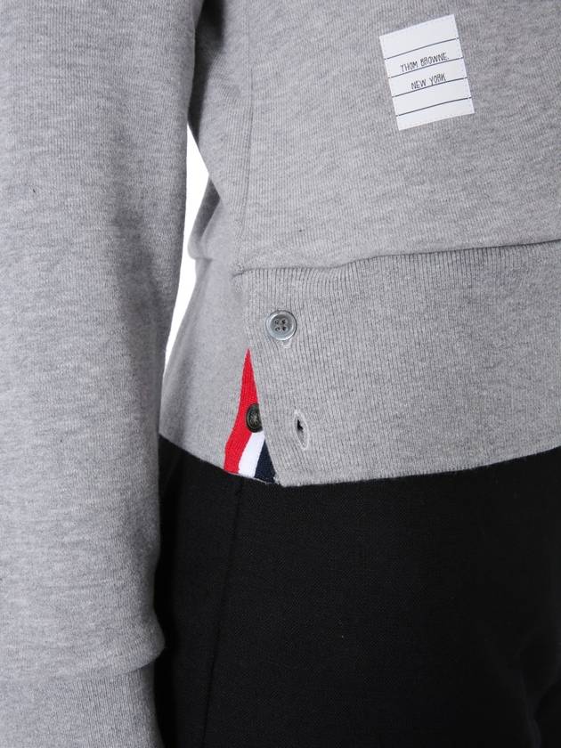 CARDIGAN SCOLLO A V - THOM BROWNE - BALAAN 6