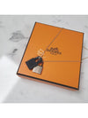 O'Kelly Small Pendant Rose Gold Necklace Noir - HERMES - BALAAN 9