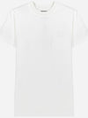 Luminous back logo women s short sleeved t shirt white M241TS09715W - WOOYOUNGMI - BALAAN 1