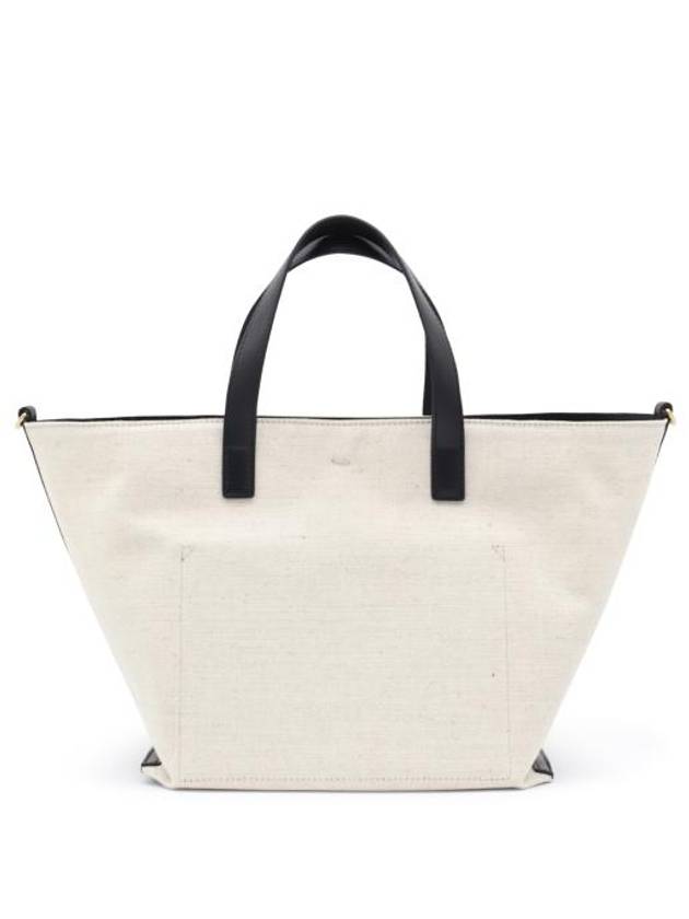 Logo Small Wander Square Tote Bag Cream - JIL SANDER - BALAAN 6