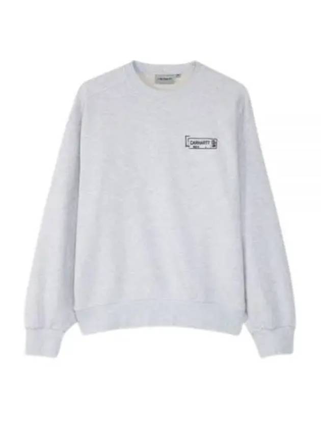 Stamp Sweatshirt Ash Heather - CARHARTT WIP - BALAAN 2