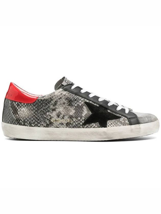 Superstar Low Top Sneakers Red Grey - GOLDEN GOOSE - BALAAN 2