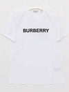 Logo Cotton Short Sleeve T-Shirt White - BURBERRY - BALAAN 3