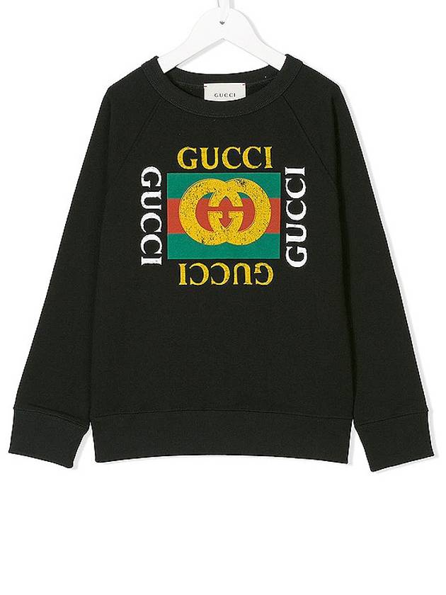 Kids Logo Sweatshirt 483878 X3G97 1060 - GUCCI - BALAAN 2