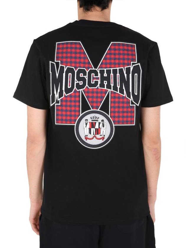 Round Neck T-Shirt 071070380555 B0040168842 - MOSCHINO - BALAAN 4