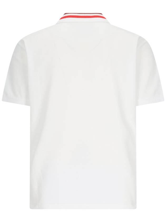 Classic ORB Logo Polo Shirt White - VIVIENNE WESTWOOD - BALAAN 3