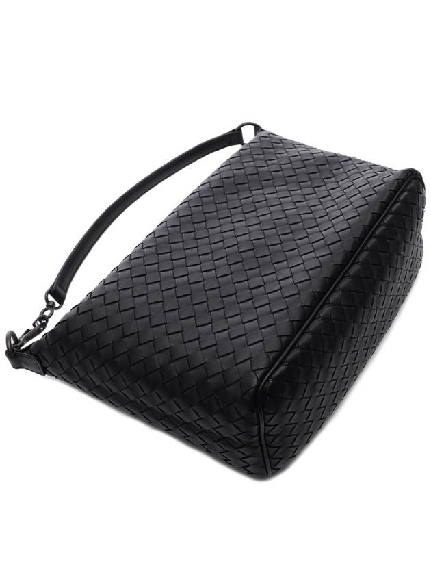 Women's Intrecciato Shoulder Bag Black - BOTTEGA VENETA - BALAAN 6