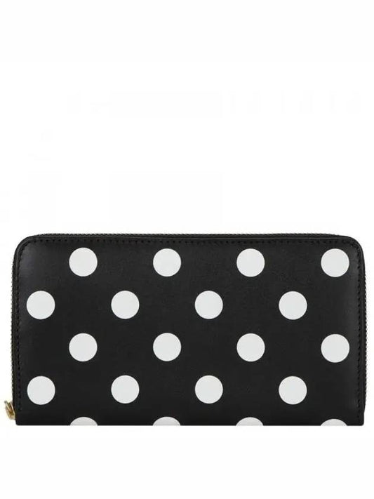 Polka dot long wallet SA0111PD BLACK 1024475 - COMME DES GARCONS - BALAAN 1