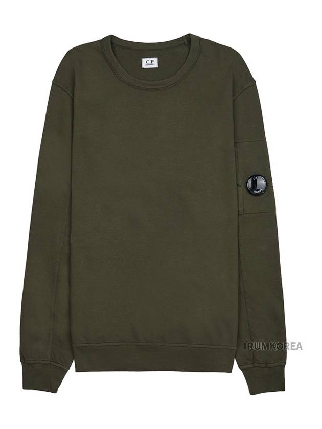 Light Fleece Sweatshirt Green - CP COMPANY - BALAAN 2