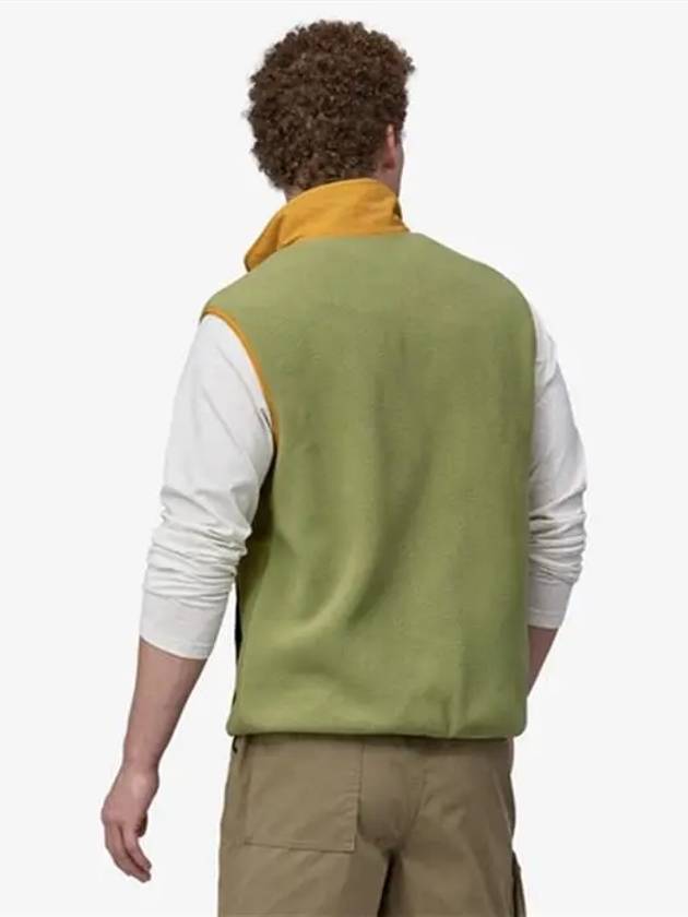 Men's Synchilla Fleece Vest Green - PATAGONIA - BALAAN 7