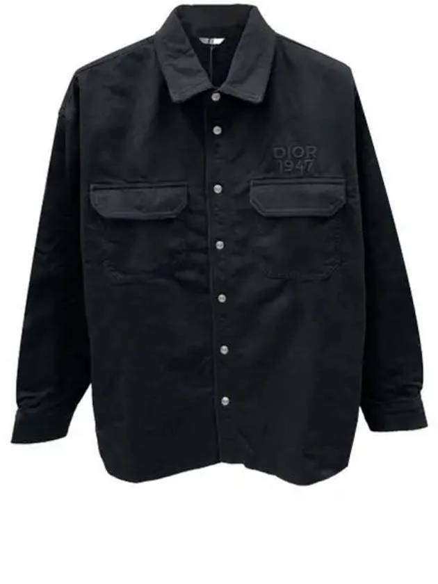 Overshirt Cotton Jacket Black - DIOR - BALAAN 2