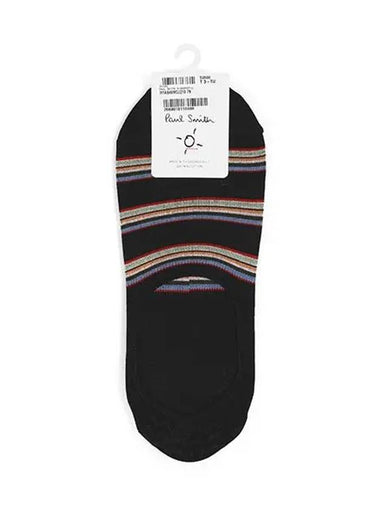 Striped Fake Cotton Socks Black - PAUL SMITH - BALAAN 1