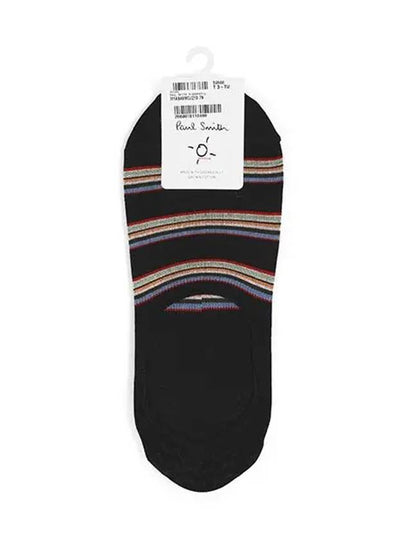 Striped Fake Cotton Socks Black - PAUL SMITH - BALAAN 2