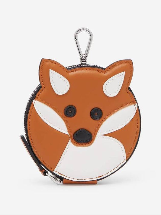 Fox Head Leather Coinpulse Coin Purse - MAISON KITSUNE - BALAAN 1