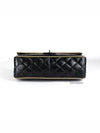 CH 2 55 Stige Medium Flap Bag Black Silver CH41BG205 - CHANEL - BALAAN 4