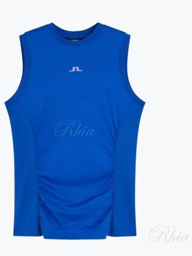 Women's Hannah Top Surf the Web Blue - J.LINDEBERG - BALAAN 2