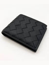 Intrecciato Leather Half Wallet Black - BOTTEGA VENETA - BALAAN 2