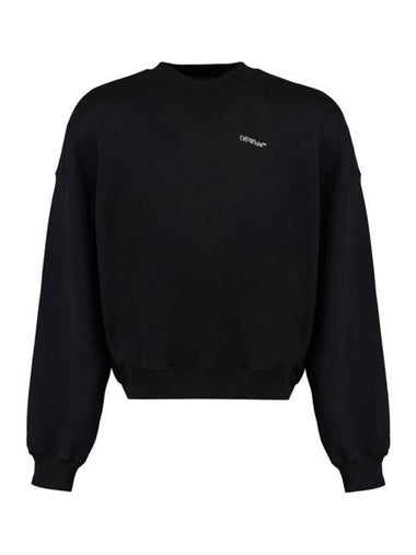 Scratch Arrow Over Knit Top Black - OFF WHITE - BALAAN 1