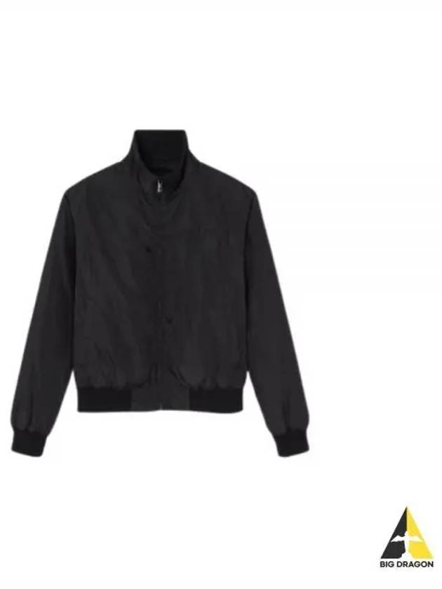 Nylon Zip-Up Jacket Black - VERSACE - BALAAN 2