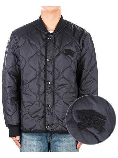 EKD Applique Quilted Bomber Jacket Navy - BURBERRY - BALAAN 2