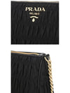 Pocono Goffre Chain Shoulder Bag Black - PRADA - BALAAN 4