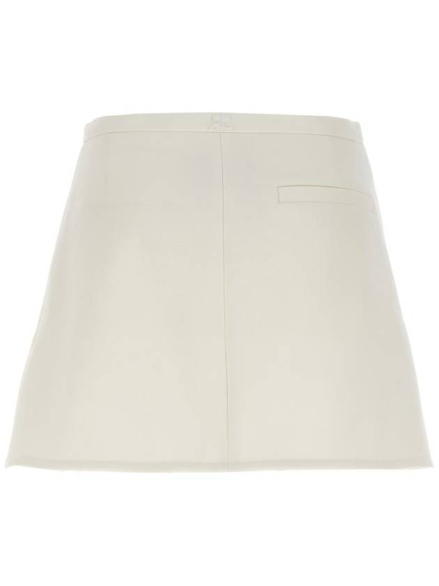 Short Skirt 323CJU116VI00400001 White - COURREGES - BALAAN 3