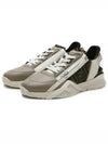 Flow FF Jacquard Leather Running Low Top Sneakers Beige - FENDI - BALAAN 2