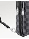 Avenue AVENUE Leather Sling Bag Black Silver - LOUIS VUITTON - BALAAN 8