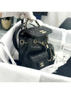 Logo Small Calfskin Backpack Black - CHANEL - BALAAN 4