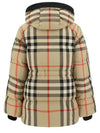 Women's Detachable Check Hooded Padding Archive Beige - BURBERRY - BALAAN 3