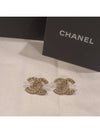 Metal Earrings Diamantes & Gold Crystal - CHANEL - BALAAN 5