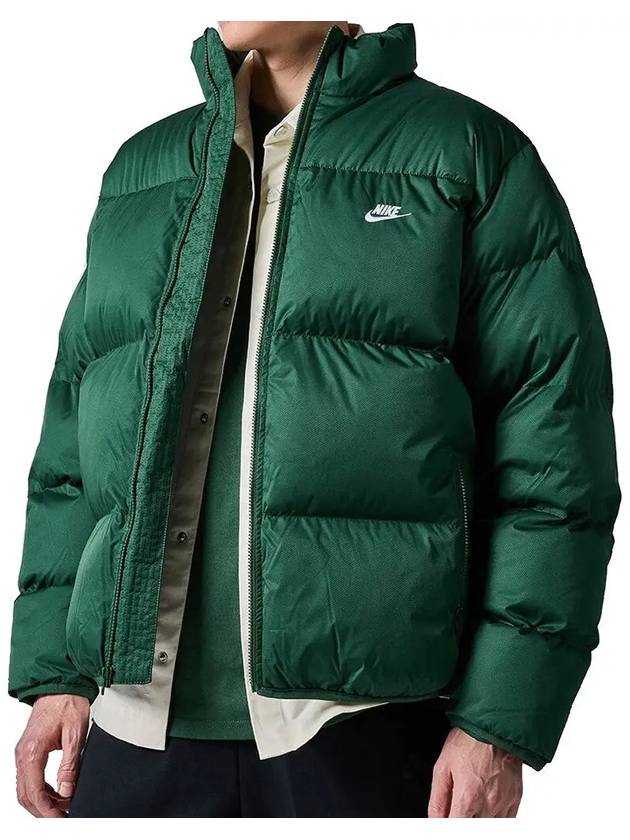 Sportswear Club Puffer Padded Jacket Green - NIKE - BALAAN 2