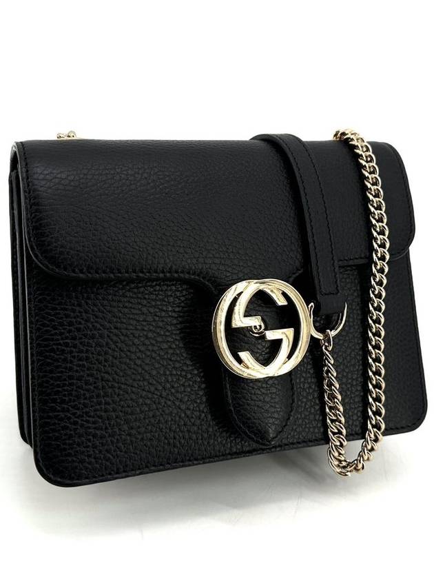 Interlocking small chain shoulder bag cross 510304 - GUCCI - BALAAN 1