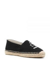 Canae Embroidered Logo Canvas Espadrilles Black - ISABEL MARANT - BALAAN 2