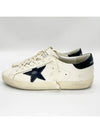 Superstar Beige Night Blue Heel Tab Sneakers - GOLDEN GOOSE - BALAAN 3