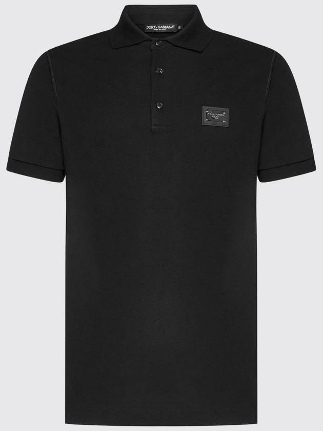 Dolce &amp; Gabbana basic polo shirt with mini logo - DOLCE&GABBANA - BALAAN 1