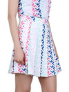 Women's Adina Print Pleated Skirt Pink Painted Bridge - J.LINDEBERG - BALAAN 4