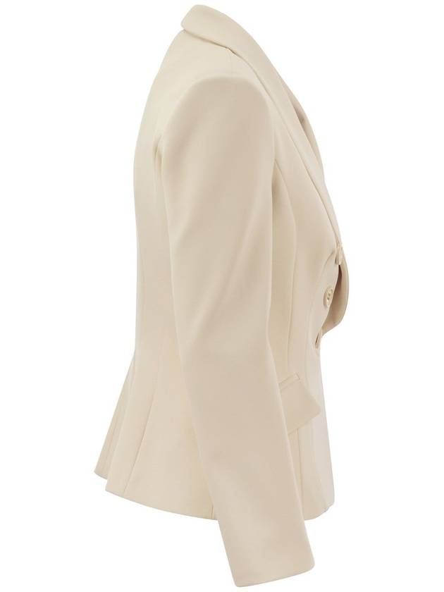 Double-breasted crepe jacket with shawl lapels - ELISABETTA FRANCHI - BALAAN 3