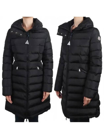 Women's Flammette Long Down Padding Black - MONCLER - BALAAN 2