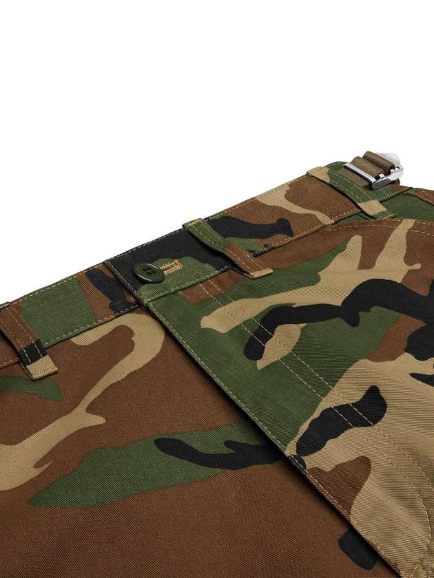 Camouflage Cargo Straight Pants - CELINE - BALAAN 5