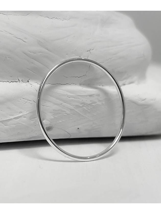 1MM Non Logo Line Ring Silver - BLESSED BULLET - BALAAN 2