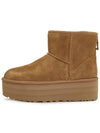 Classic Mini Platform Suede Winter Boots Chestnut - UGG - BALAAN 4