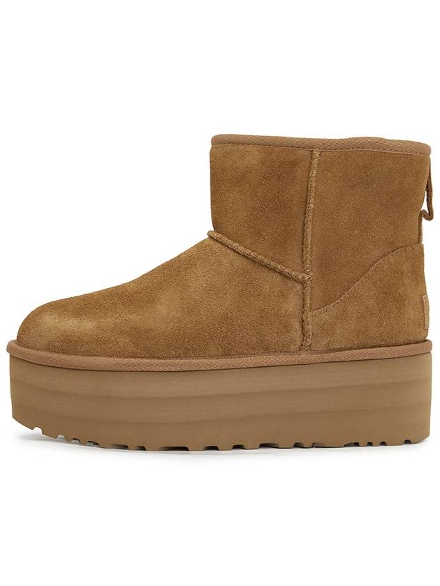 Classic Mini Platform Suede Winter Boots Chestnut - UGG - BALAAN 4